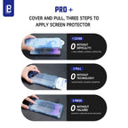 iPhone 15 Series PRO+ Dust-Free Box 9H Screen Protector