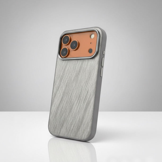 iPhone 17 Series: Silk Leather Pattern Case / Cover