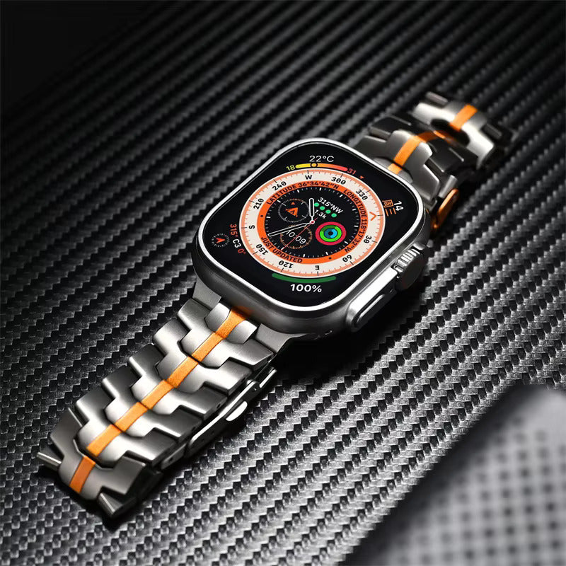 Titanium Dual Color Strap For Apple iWatch 49 MM Series Ultra/Ultra 2