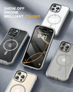 iPhone 16 Pro Max 360° Protection Case [TITANIUM] : Front Screen + Back Cover + Camera Protector