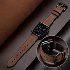 Leather Silicone Apple Watch Band