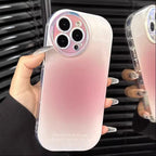 Candy Color Laser iPhone 17 Case – Shiny Gradient Frame & Glossy Protection