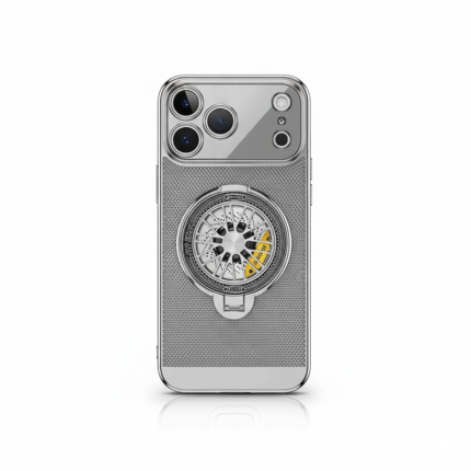 iPhone 17 Series Magnetic Cooling Case | 360° Rotating Stand & Shockproof Protection