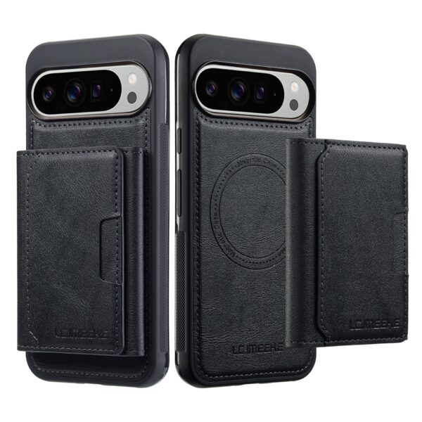 Anti-theft Magnetic Card Holder Stand Business Protective Case