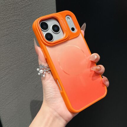 iPhone 17 Series Magnetic Case with Gradient Lens Mount Protection
