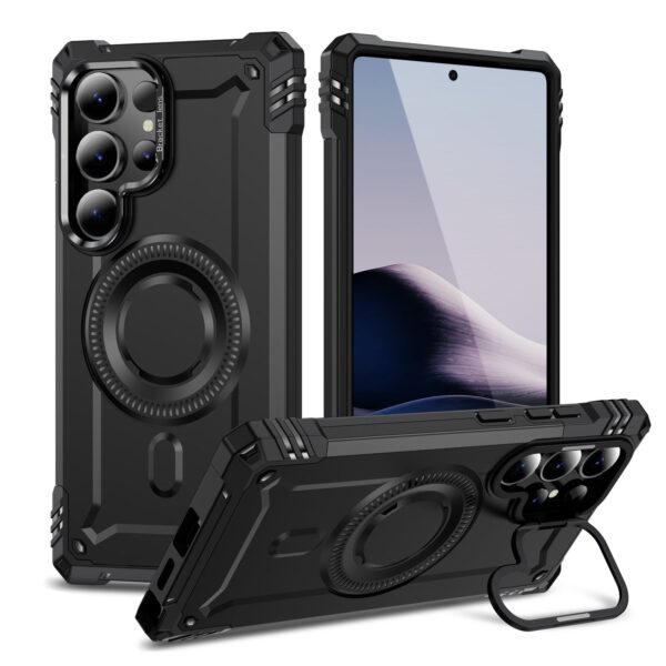 Armament Bracket Magnetic Mobile Phone Case