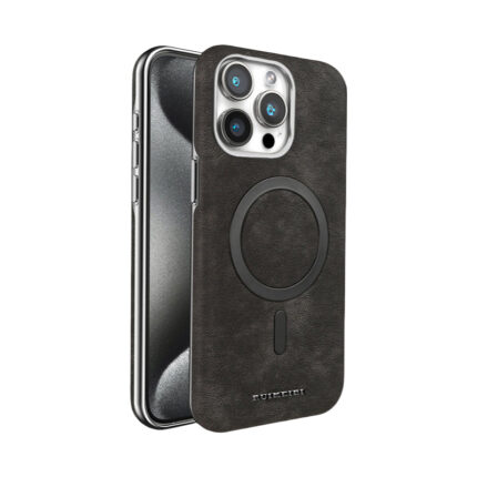 iPhone 16 Pro Max Magnetic Business Leather Case