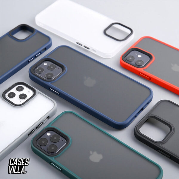 Frosted Matte Drop & Camera Protection Case / Cover for iPhone 12 & 13 Series
